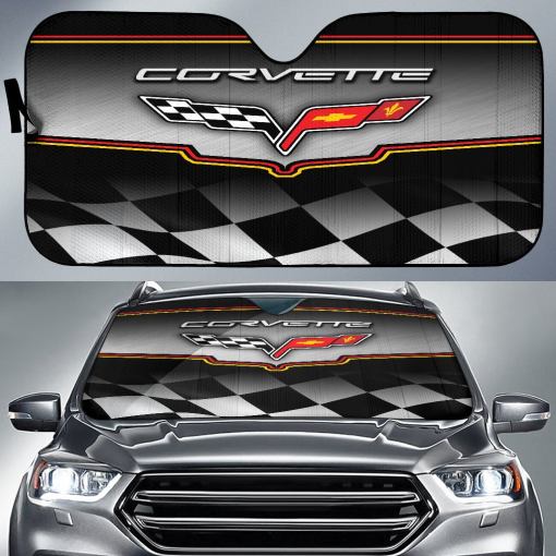 Chevrolet Corvette C6 Windshield Sun Shade V3 - Famjoys Chevrolet Corvette C6 Windshield Sun Shade V3 - Famjoys