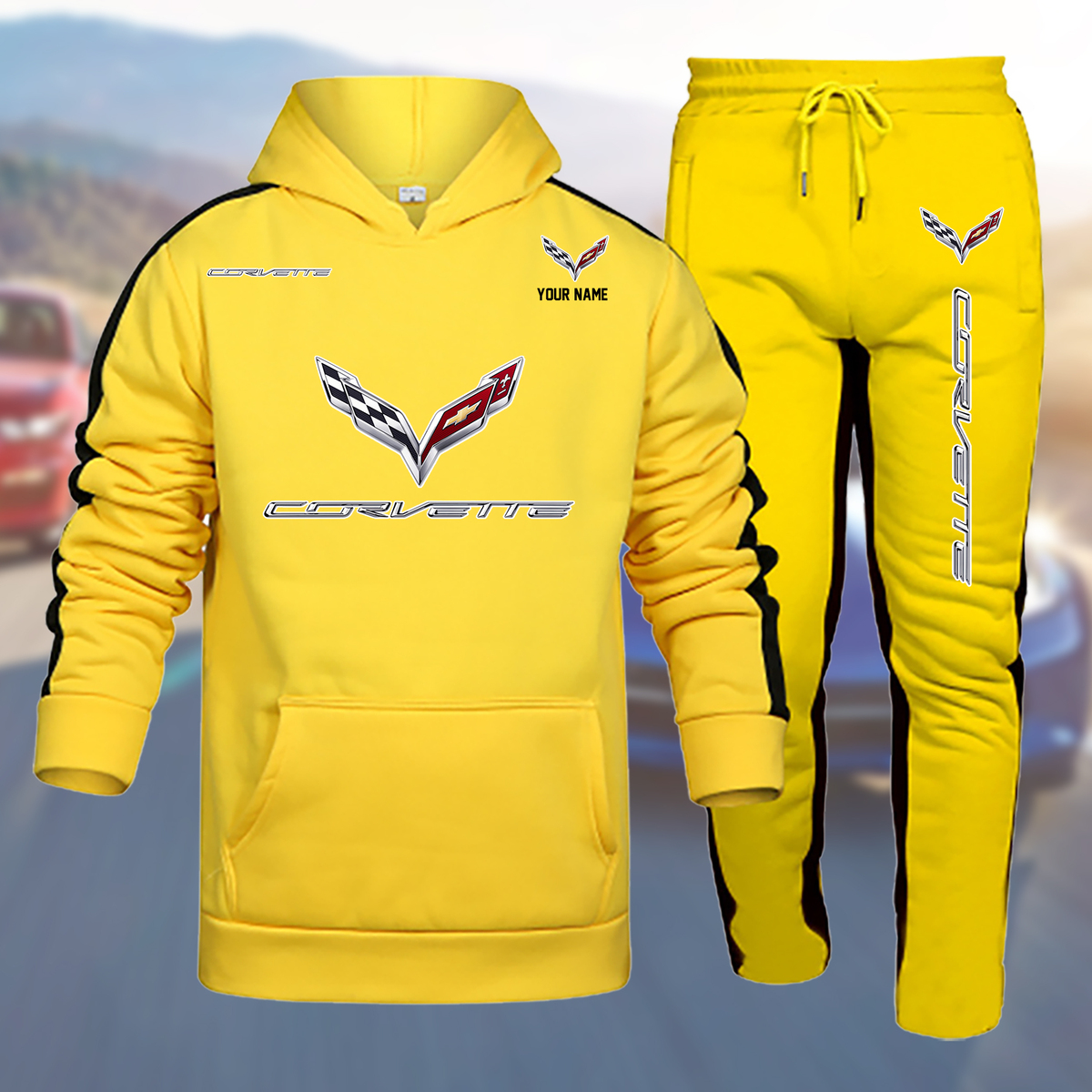 Chevrolet Corvette C7 Hoodie Set - Famjoys Chevrolet Corvette C7 Hoodie Set - Famjoys