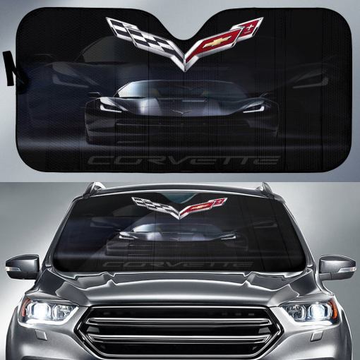 Chevrolet Corvette C7 Windshield Sun Shade V1 - Famjoys Chevrolet Corvette C7 Windshield Sun Shade V1 - Famjoys