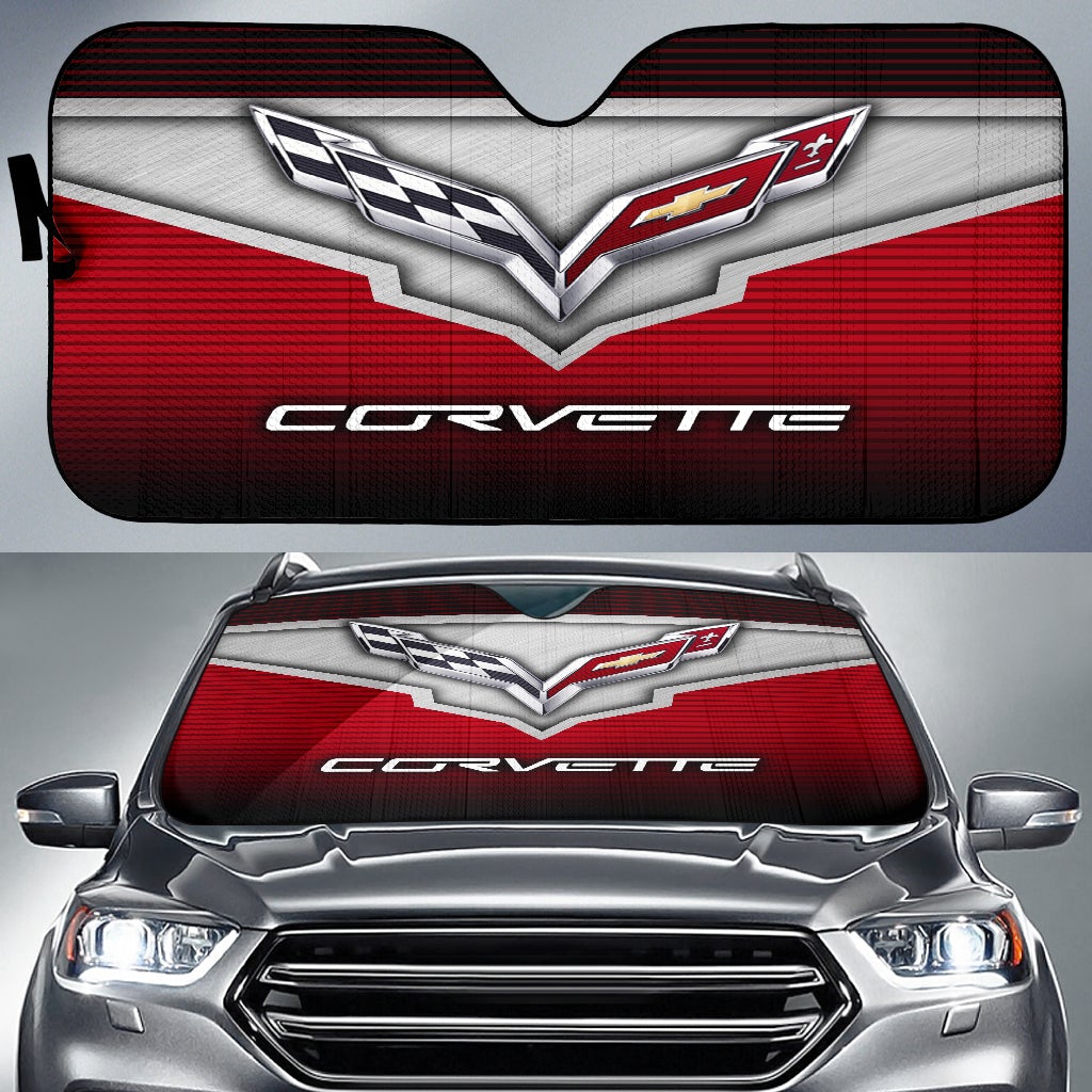 Chevrolet Corvette C7 Windshield Sun Shade V3 - Famjoys Chevrolet Corvette C7 Windshield Sun Shade V3 - Famjoys