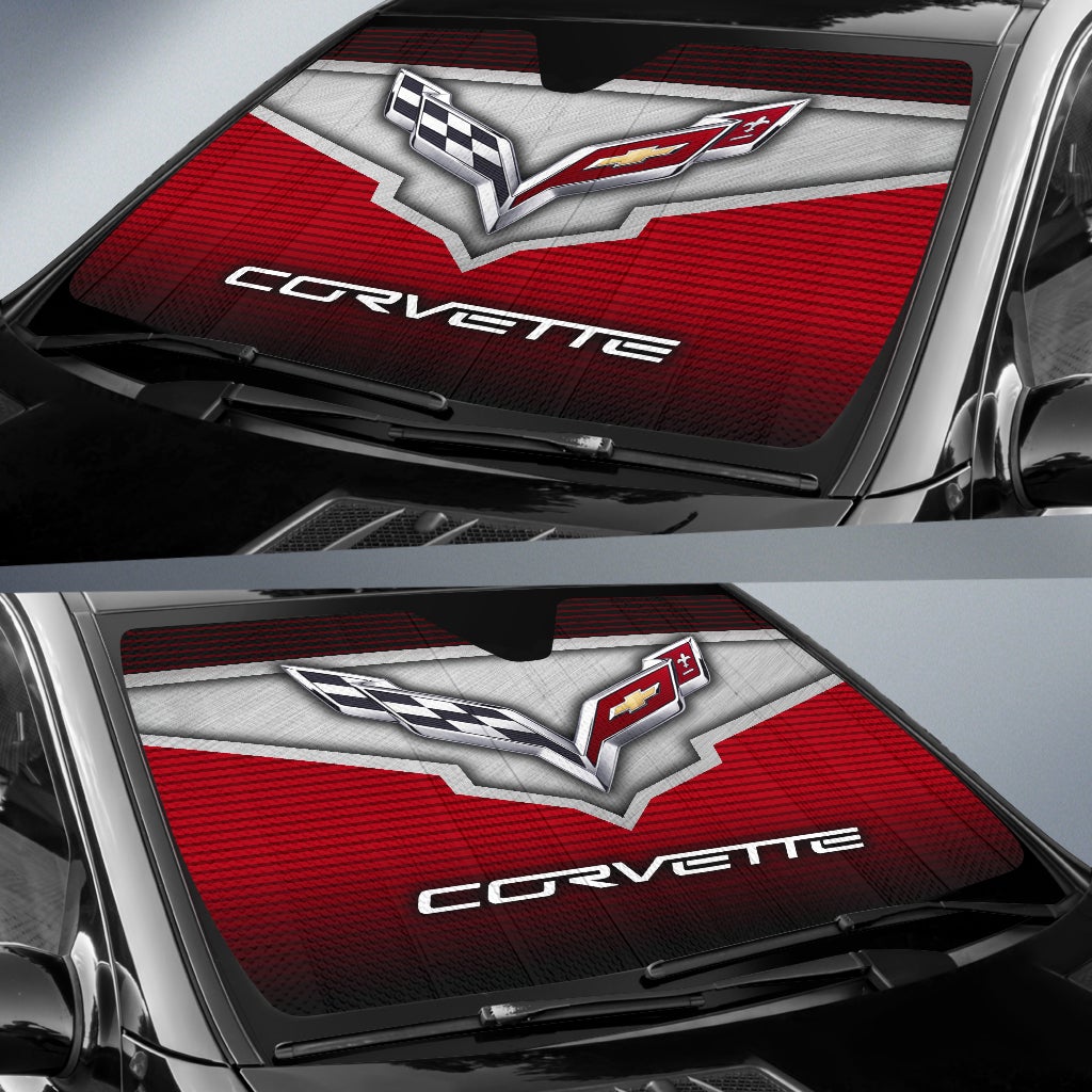 Chevrolet Corvette C7 Windshield Sun Shade V3 - Famjoys Chevrolet Corvette C7 Windshield Sun Shade V3 - Famjoys