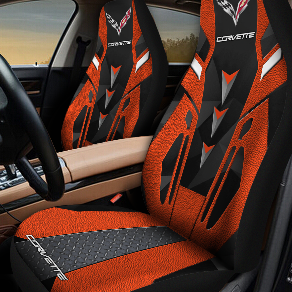 Chevrolet Corvette Car Seat Cover V8 - Famjoys Chevrolet Corvette Car Seat Cover V8 - Famjoys