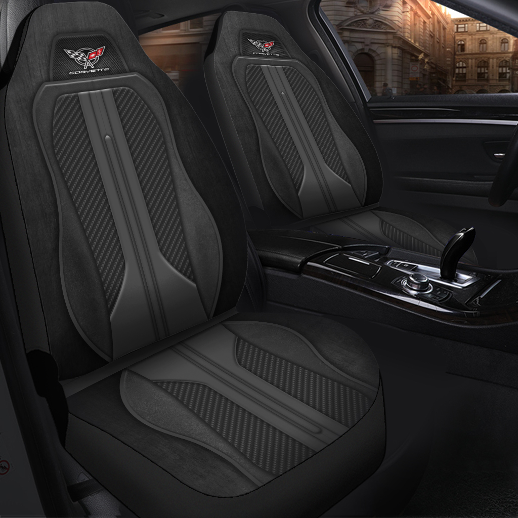 Chevrolet Corvette Car Seat Cover Ver2 - Famjoys Chevrolet Corvette Car Seat Cover Ver2 - Famjoys