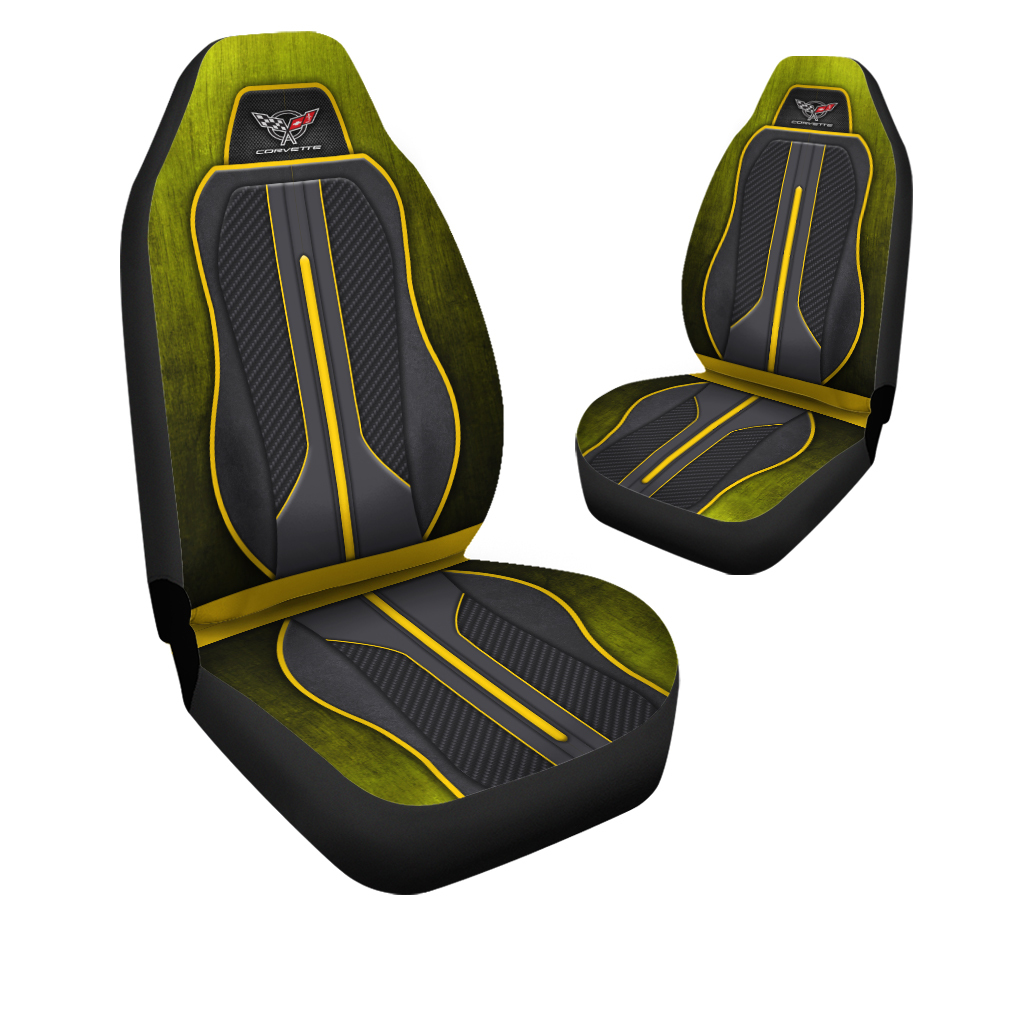 Chevrolet Corvette Car Seat Cover Ver3 - Famjoys Chevrolet Corvette Car Seat Cover Ver3 - Famjoys