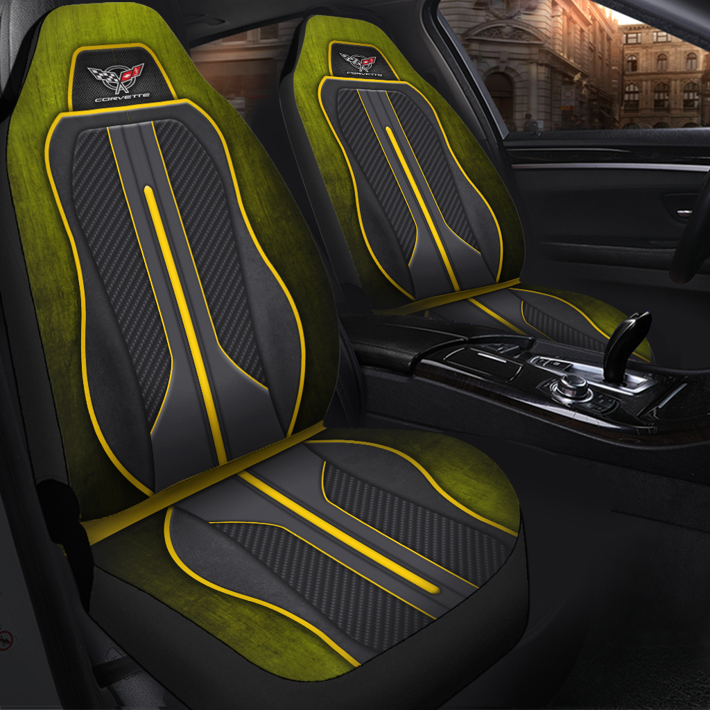 Chevrolet Corvette Car Seat Cover Ver3 - Famjoys Chevrolet Corvette Car Seat Cover Ver3 - Famjoys