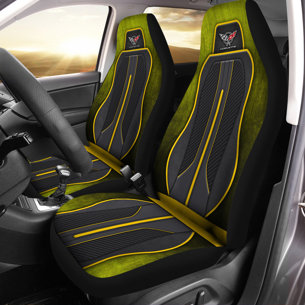 Chevrolet Corvette Car Seat Cover Ver3 - Famjoys Chevrolet Corvette Car Seat Cover Ver3 - Famjoys