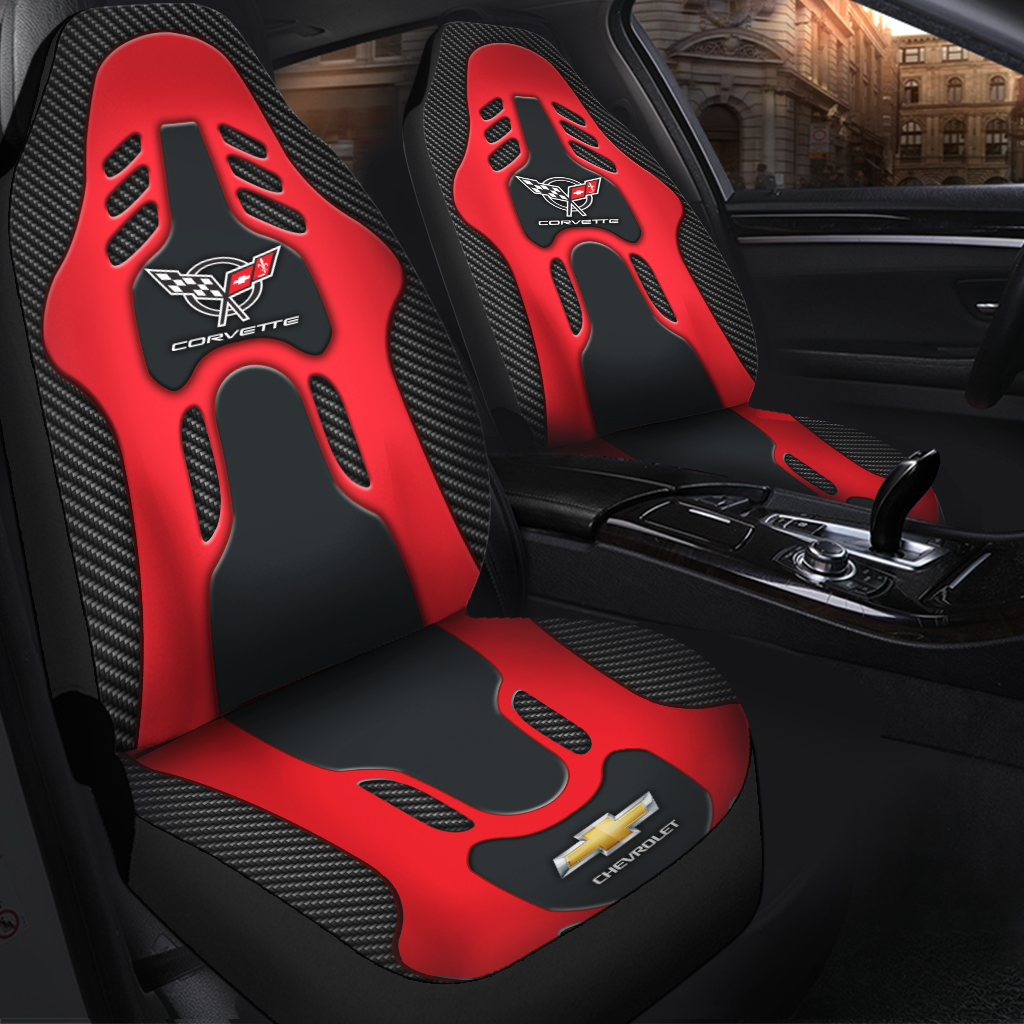 Chevrolet Corvette Car Seat Cover Ver4 - Famjoys Chevrolet Corvette Car Seat Cover Ver4 - Famjoys