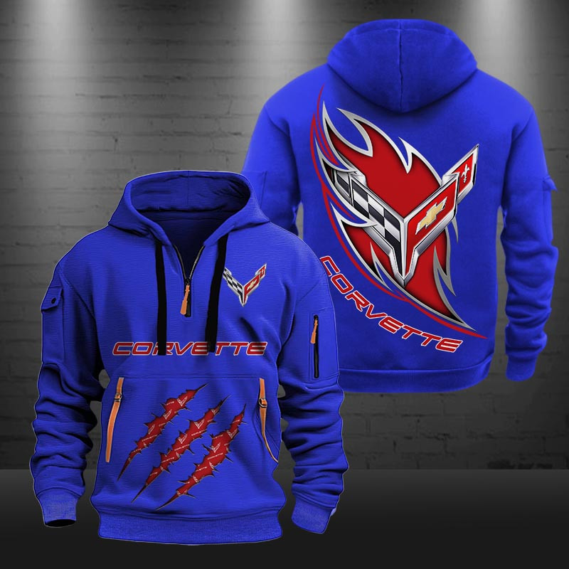 Chevrolet Corvette New Zip Hoodie 0431 Multicolor - Famjoys Chevrolet Corvette New Zip Hoodie 0431 Multicolor - Famjoys