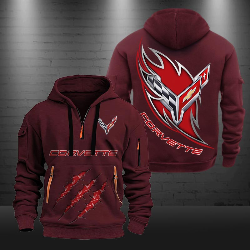 Chevrolet Corvette New Zip Hoodie 0431 Multicolor - Famjoys Chevrolet Corvette New Zip Hoodie 0431 Multicolor - Famjoys