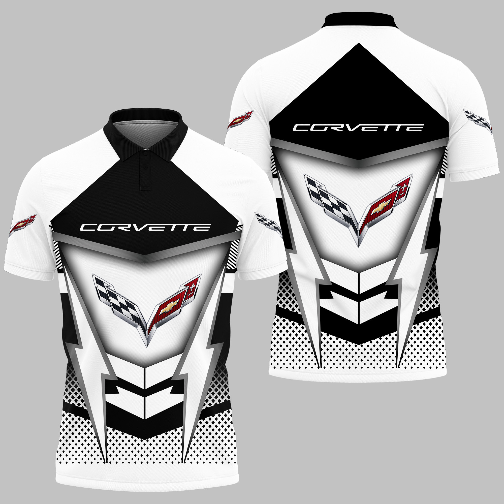 CHEVROLET CORVETTE Polo Shirt V04 - Famjoys CHEVROLET CORVETTE Polo Shirt V04 - Famjoys
