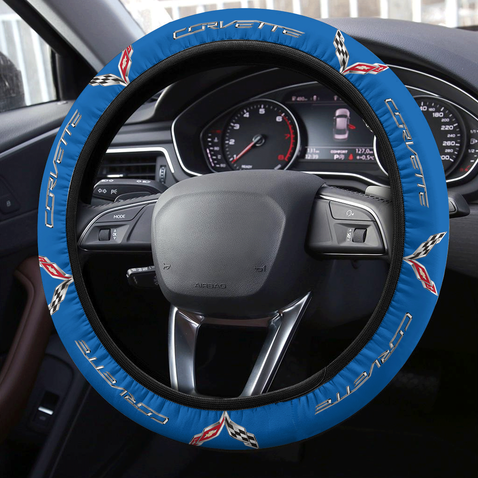 Chevrolet Corvette Steering Wheel Cover - Famjoys Chevrolet Corvette Steering Wheel Cover - Famjoys