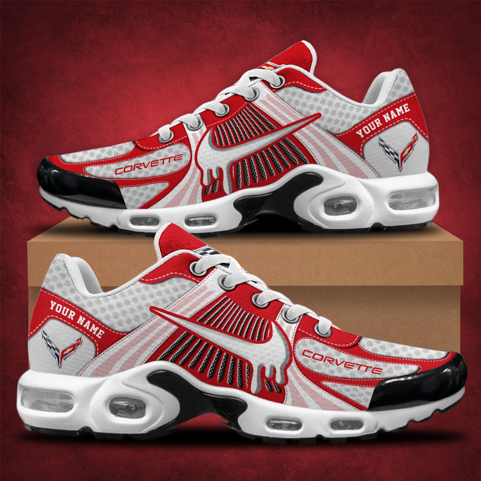 Chevrolet Corvette TN Shoes Sneakers For Men And Women - Famjoys Chevrolet Corvette TN Shoes Sneakers For Men And Women - Famjoys