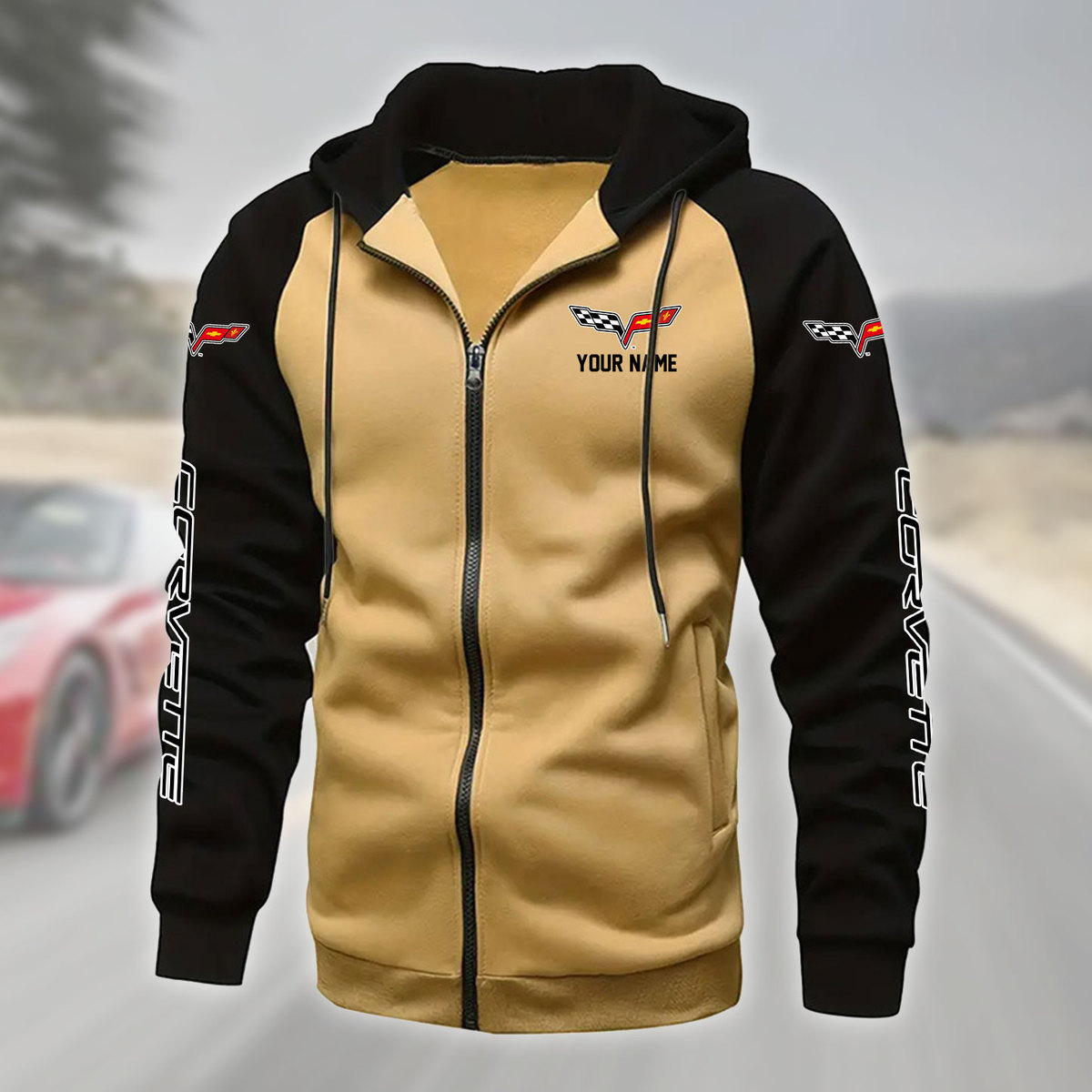Chevrolet Corvette Zipper Hoodie - Famjoys Chevrolet Corvette Zipper Hoodie - Famjoys