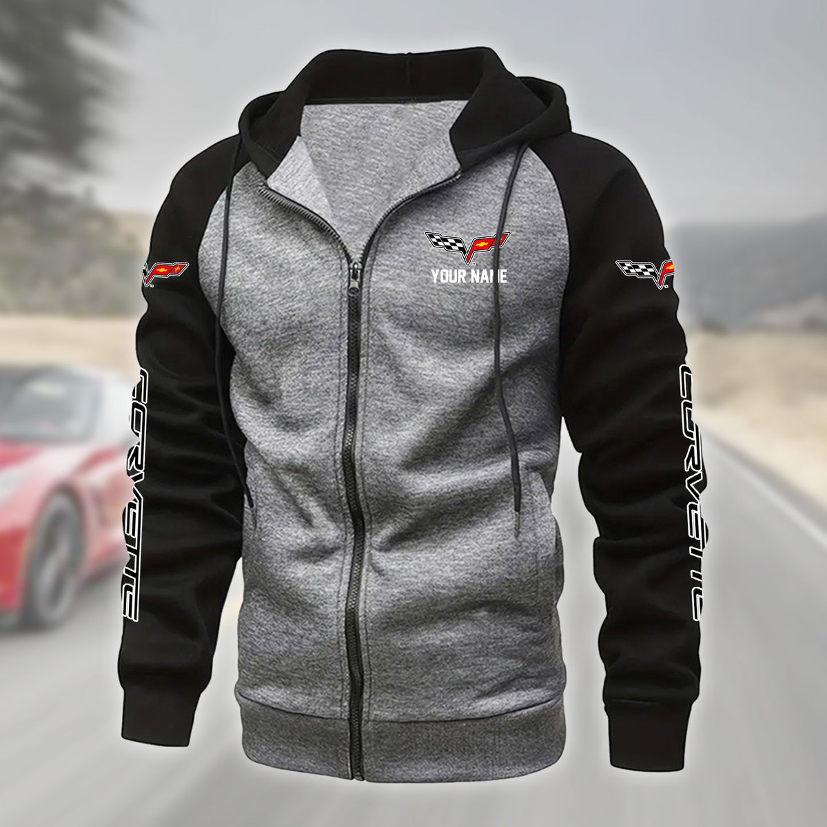 Chevrolet Corvette Zipper Hoodie - Famjoys Chevrolet Corvette Zipper Hoodie - Famjoys