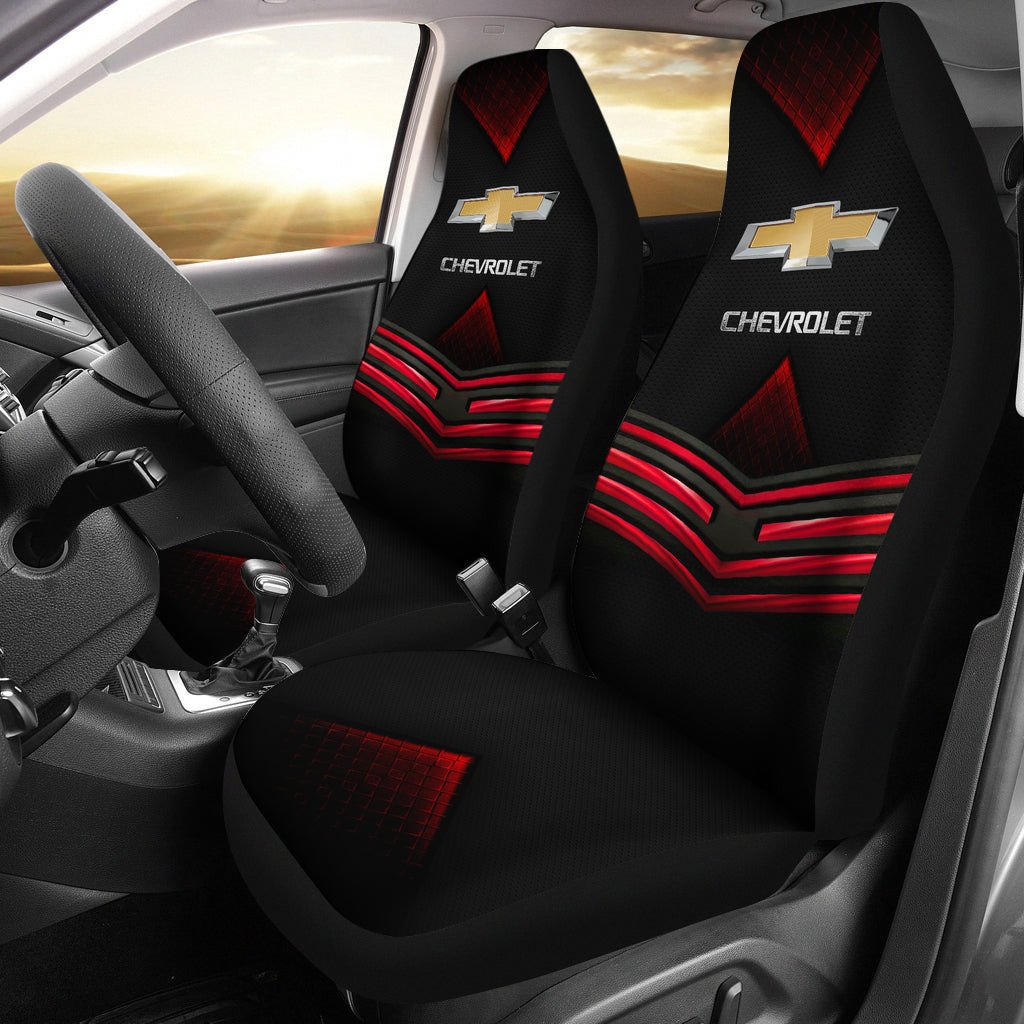 Chevrolet Logo Car Seat Covers Automobile AA22102001 - Famjoys Chevrolet Logo Car Seat Covers Automobile AA22102001 - Famjoys