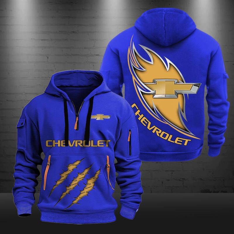 Chevrolet New Zip Hoodie 0429 Multicolor - Famjoys Chevrolet New Zip Hoodie 0429 Multicolor - Famjoys