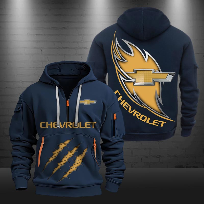 Chevrolet New Zip Hoodie 0429 Multicolor - Famjoys Chevrolet New Zip Hoodie 0429 Multicolor - Famjoys