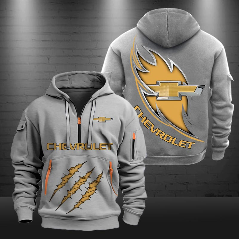 Chevrolet New Zip Hoodie 0429 Multicolor - Famjoys Chevrolet New Zip Hoodie 0429 Multicolor - Famjoys