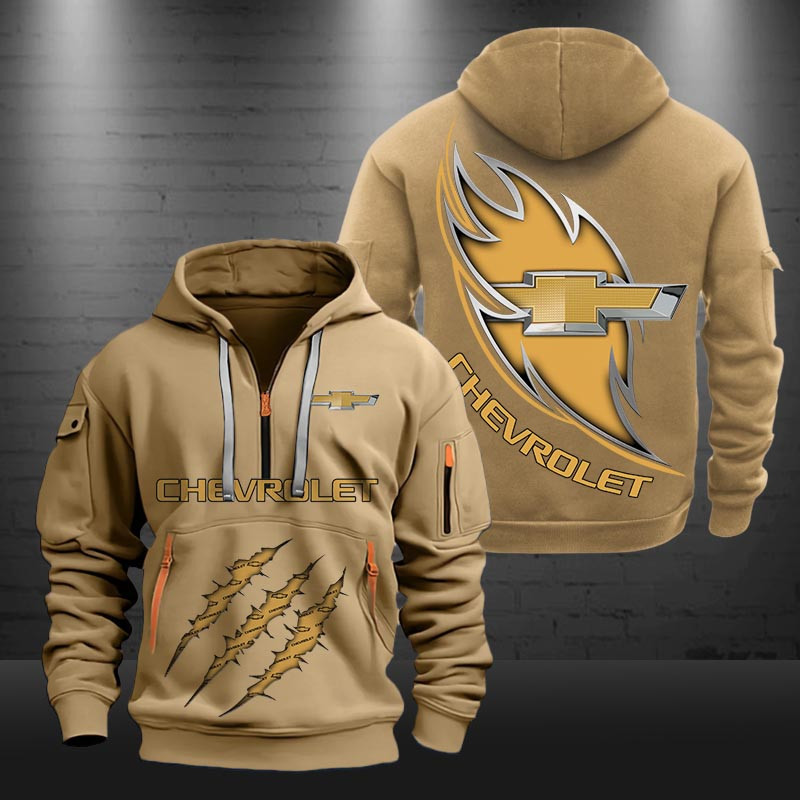 Chevrolet New Zip Hoodie 0429 Multicolor - Famjoys Chevrolet New Zip Hoodie 0429 Multicolor - Famjoys