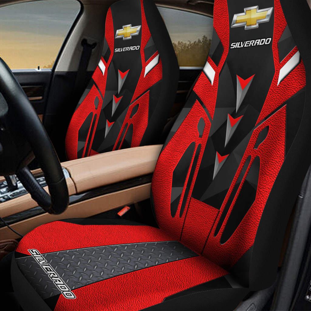 Chevrolet Silverado Car Seat Cover V6 - Famjoys Chevrolet Silverado Car Seat Cover V6 - Famjoys