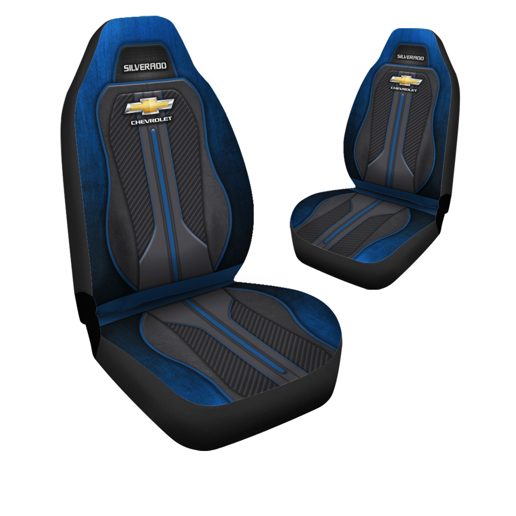 Chevrolet Silverado Car Seat Cover Ver2 - Famjoys Chevrolet Silverado Car Seat Cover Ver2 - Famjoys