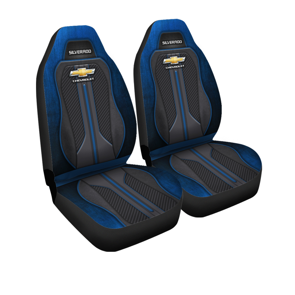 Chevrolet Silverado Car Seat Cover Ver2 - Famjoys Chevrolet Silverado Car Seat Cover Ver2 - Famjoys