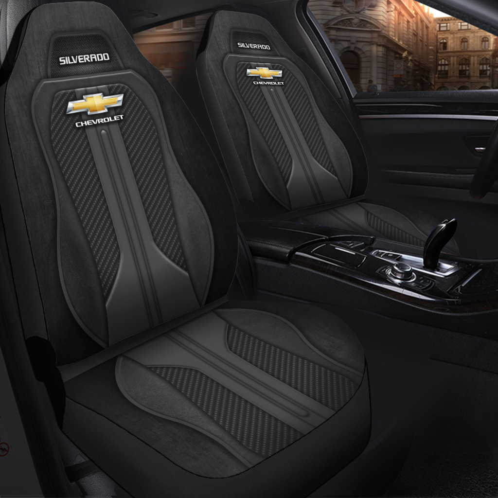 Chevrolet Silverado Car Seat Cover Ver3 - Famjoys Chevrolet Silverado Car Seat Cover Ver3 - Famjoys