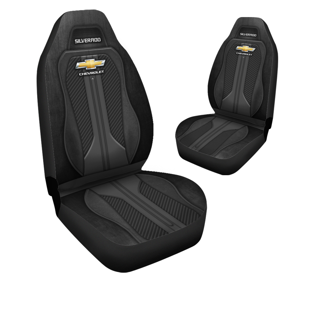 Chevrolet Silverado Car Seat Cover Ver3 - Famjoys Chevrolet Silverado Car Seat Cover Ver3 - Famjoys