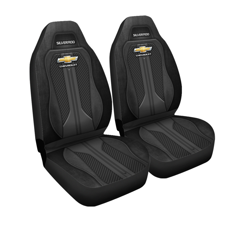 Chevrolet Silverado Car Seat Cover Ver3 - Famjoys Chevrolet Silverado Car Seat Cover Ver3 - Famjoys