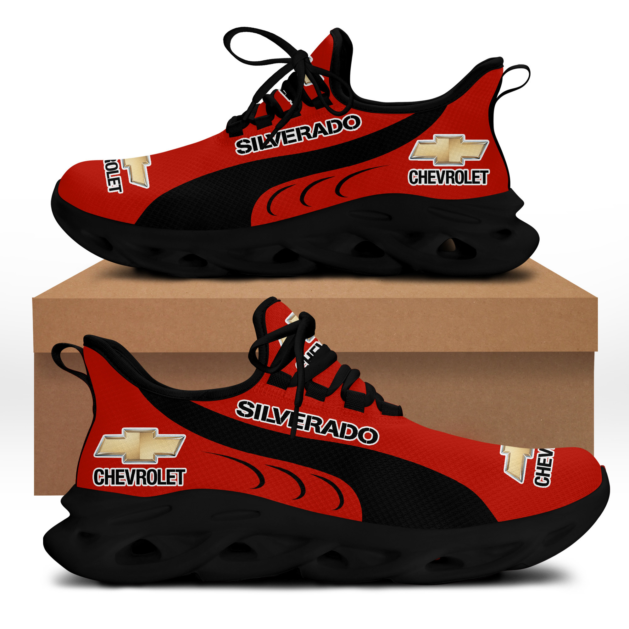 CHEVROLET SILVERADO - RUNNING SHOES VER 1 (RED)
