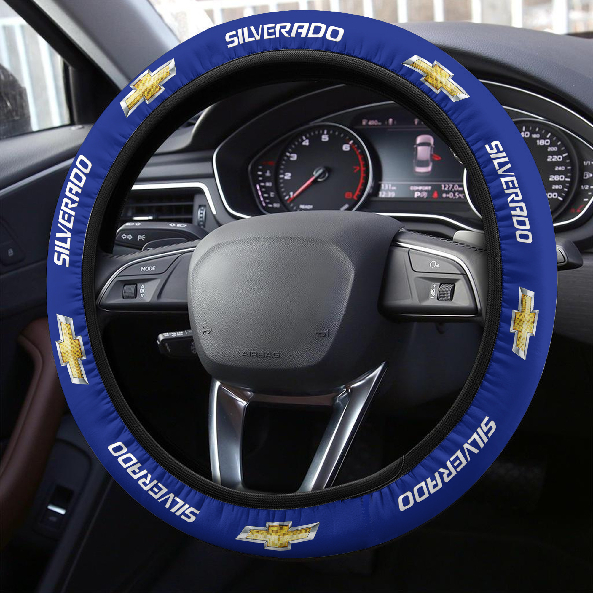 Chevrolet Silverado Steering Wheel Cover - Famjoys Chevrolet Silverado Steering Wheel Cover - Famjoys