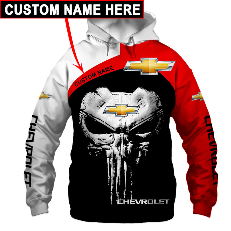 Chevrolet t-shirt hoodie apparel 3D full printing