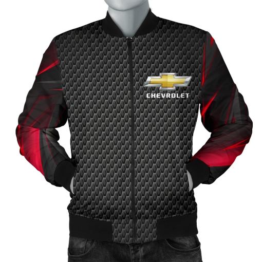 Chevy Chevelle Men's Bomber Jacket RA - Famjoys Chevy Chevelle Men's Bomber Jacket RA - Famjoys