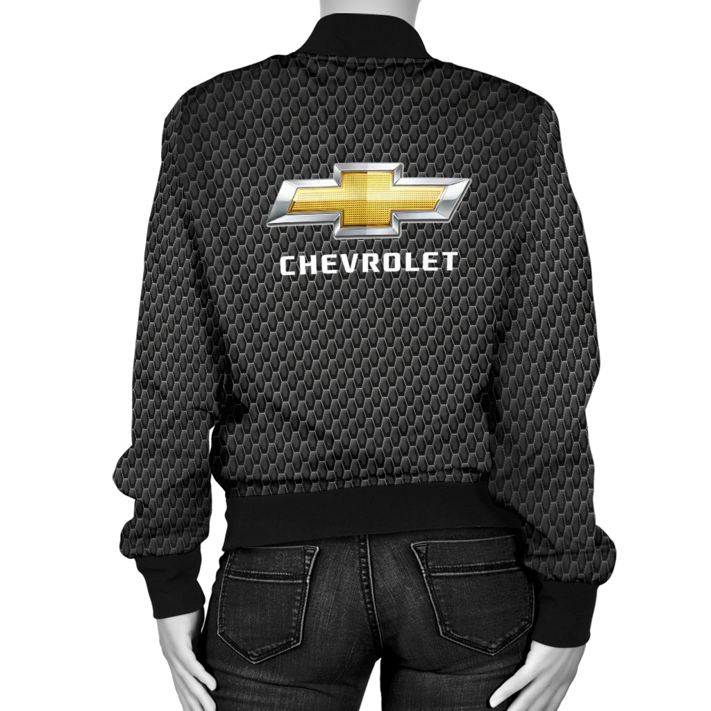 Chevy Women's Bomber Jacket - Famjoys Chevy Women's Bomber Jacket - Famjoys