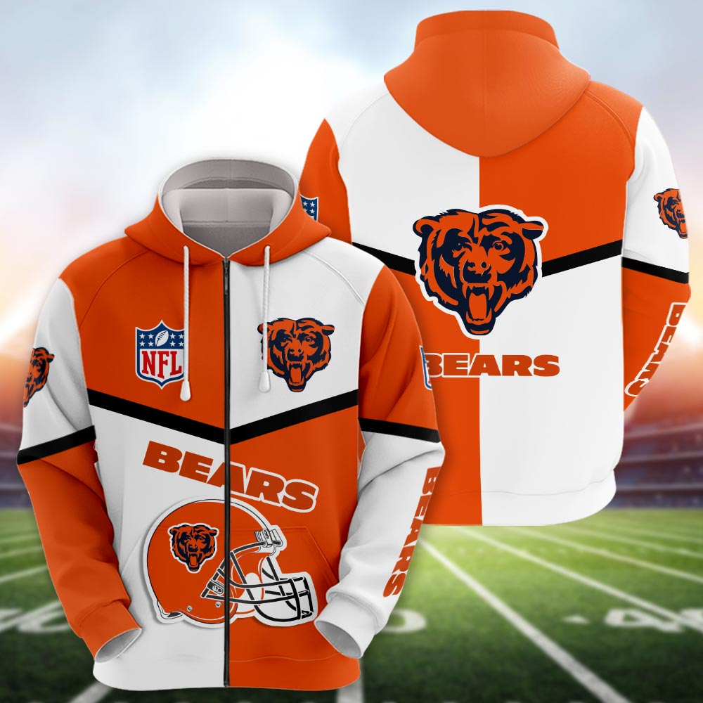 Chicago Bears 3D Caftan - Famjoys Chicago Bears 3D Caftan - Famjoys