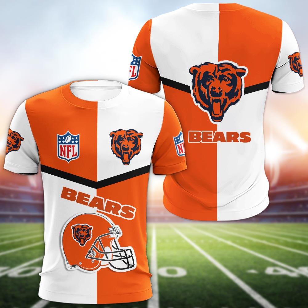 Chicago Bears 3D Caftan - Famjoys Chicago Bears 3D Caftan - Famjoys