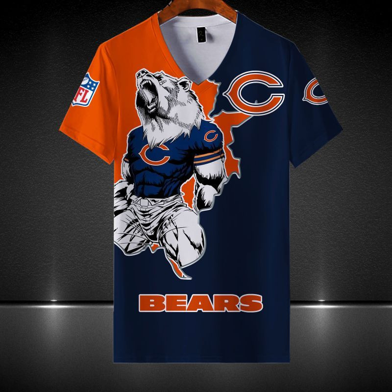 Chicago Bears All Over Print Caftan8520 - Famjoys Chicago Bears All Over Print Caftan8520 - Famjoys