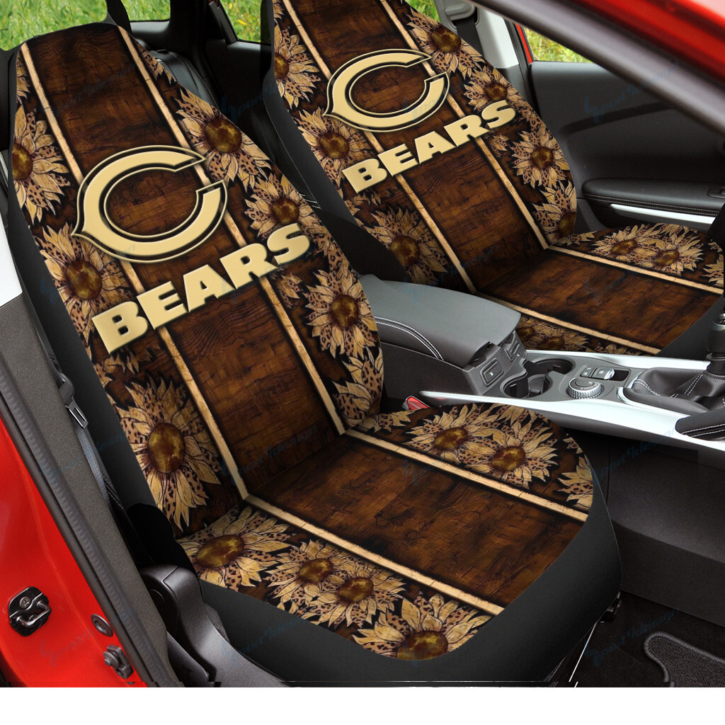 Chicago Bears Car Seat Covers BG209 - Famjoys Chicago Bears Car Seat Covers BG209 - Famjoys