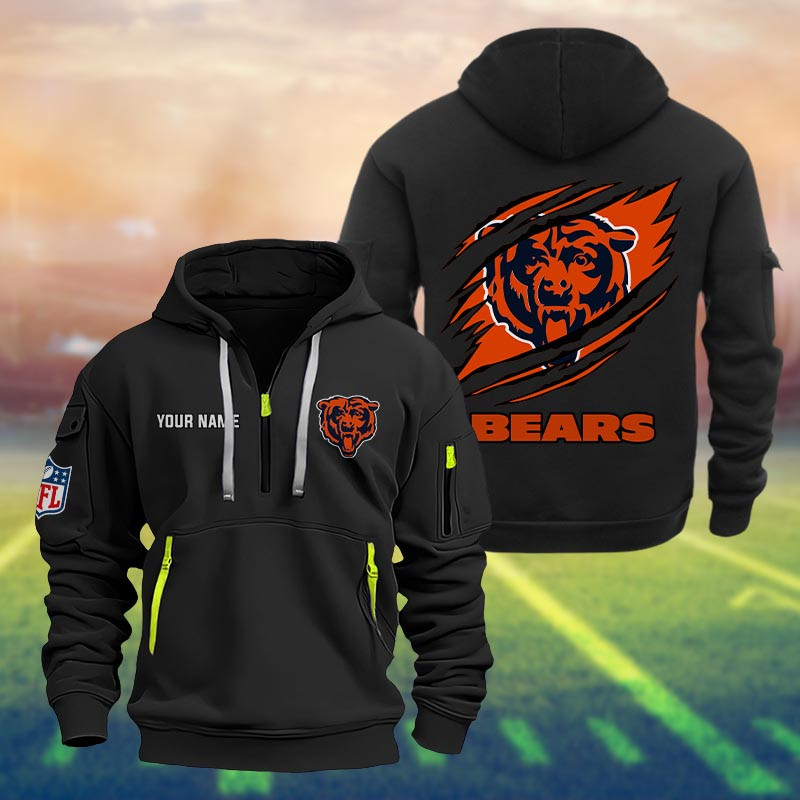 Chicago Bears Heavy Hoodie - Famjoys Chicago Bears Heavy Hoodie - Famjoys