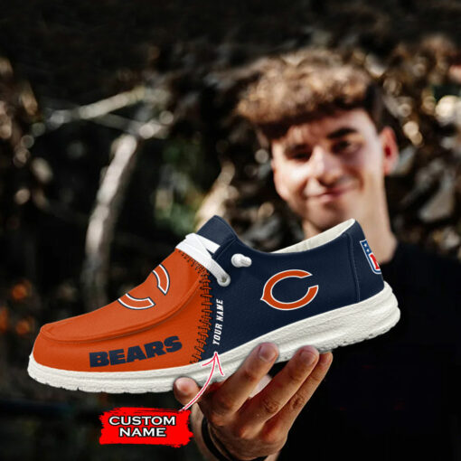 Chicago Bears Hey Dude Shoes - Famjoys Chicago Bears Hey Dude Shoes - Famjoys