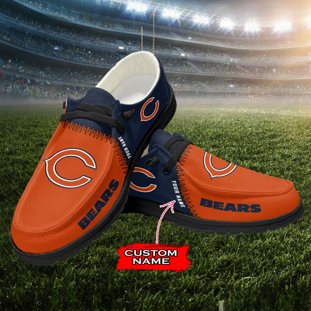 Chicago Bears Hey Dude Shoes - Famjoys Chicago Bears Hey Dude Shoes - Famjoys