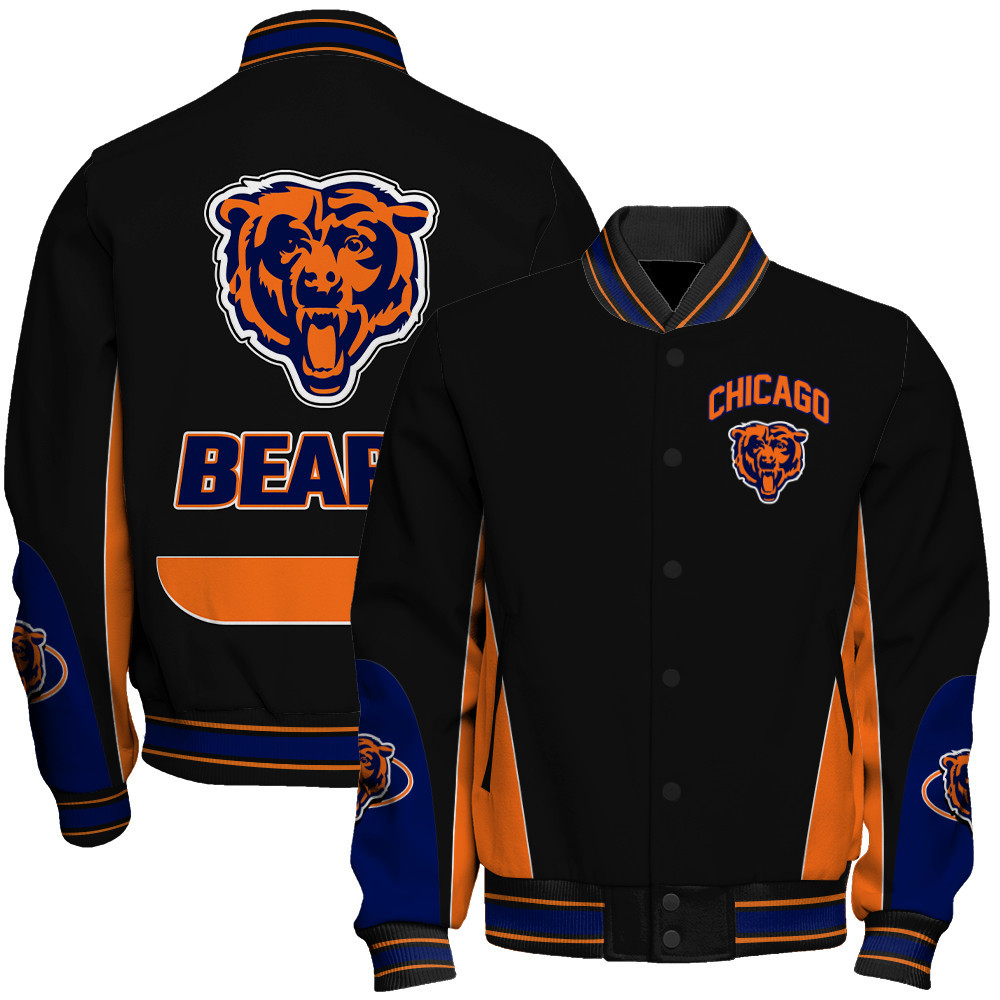 Chicago Bears - In Sync With The Home Team Unisex Varsity Jacket