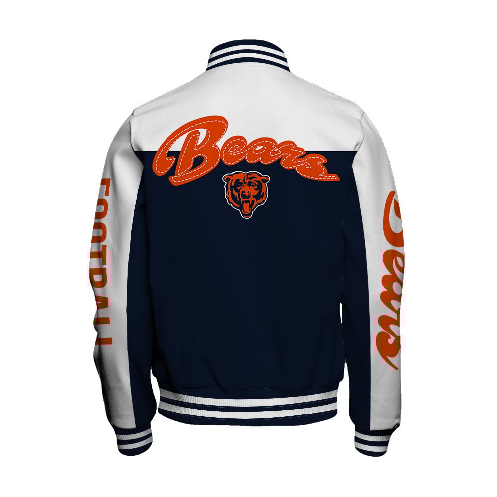 Chicago Bears National Football League Face Any Weather Unisex Varsity Jacket - Famjoys Chicago Bears National Football League Face Any Weather Unisex Varsity Jacket - Famjoys