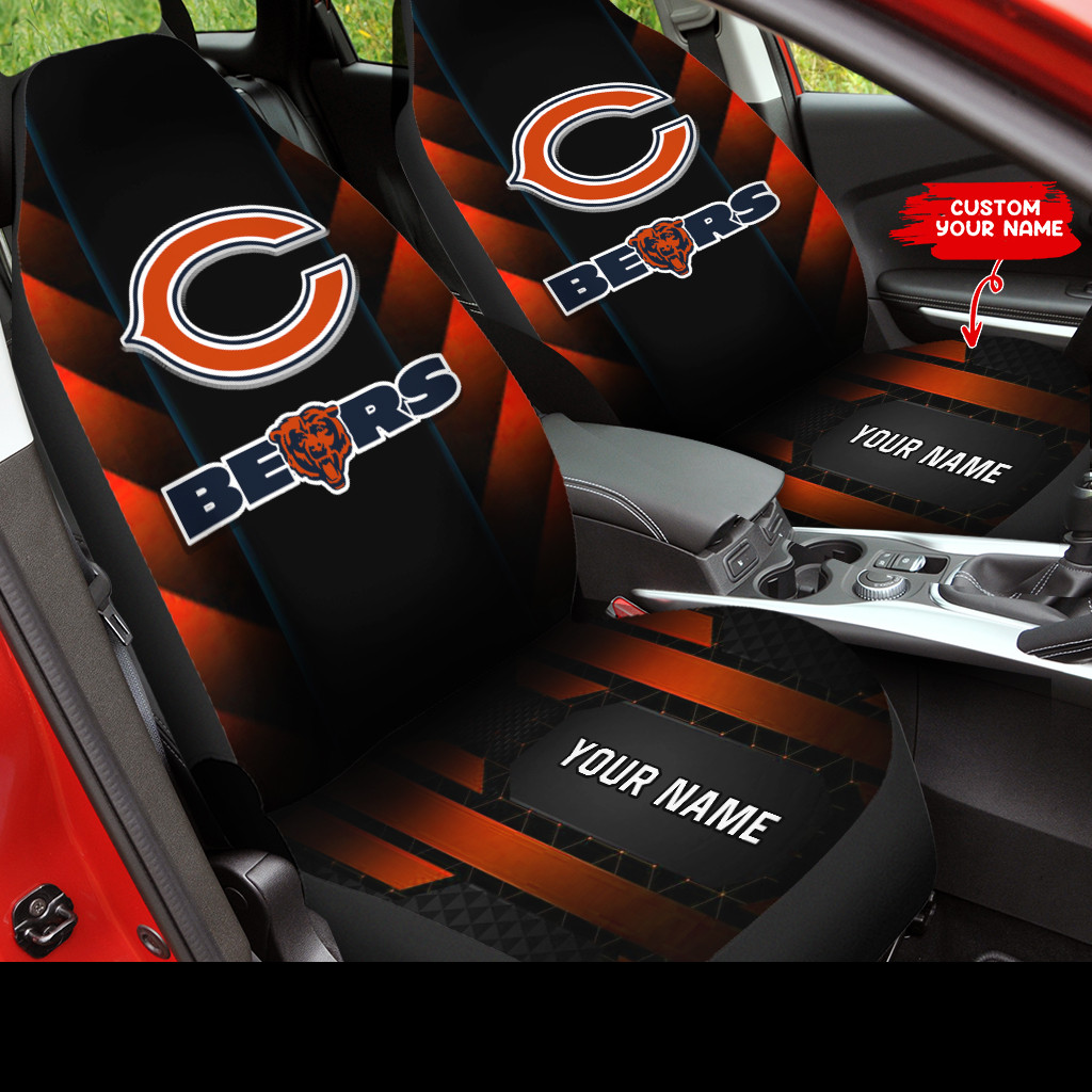 Chicago Bears Personalized Car Seat Covers BG471 - Famjoys Chicago Bears Personalized Car Seat Covers BG471 - Famjoys