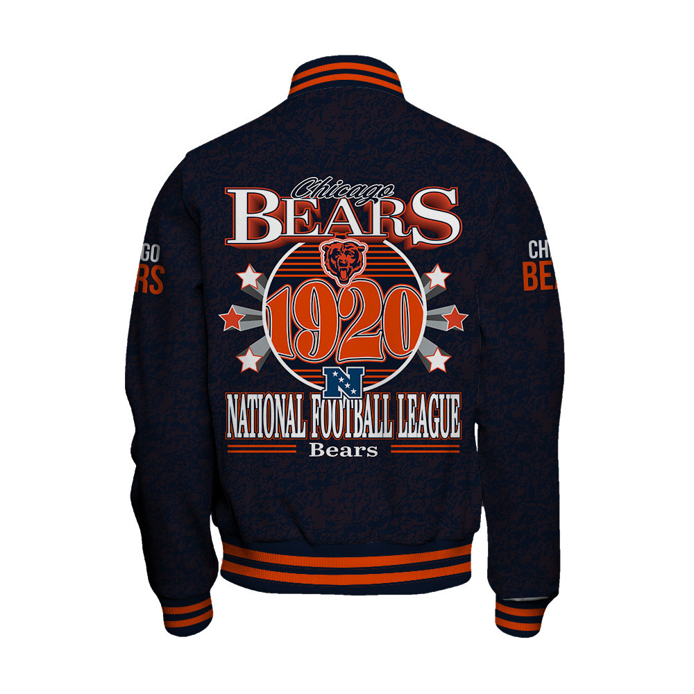 Chicago Bears - Super Durable Unisex Varsity Jacket - Famjoys Chicago Bears - Super Durable Unisex Varsity Jacket - Famjoys