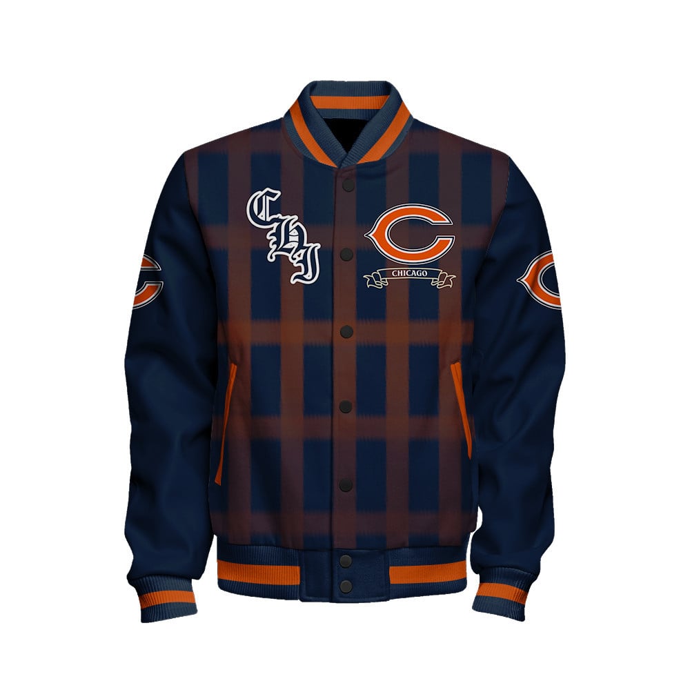 Chicago Bears - Unforgettable Memories Unisex Varsity Jacket - Famjoys Chicago Bears - Unforgettable Memories Unisex Varsity Jacket - Famjoys