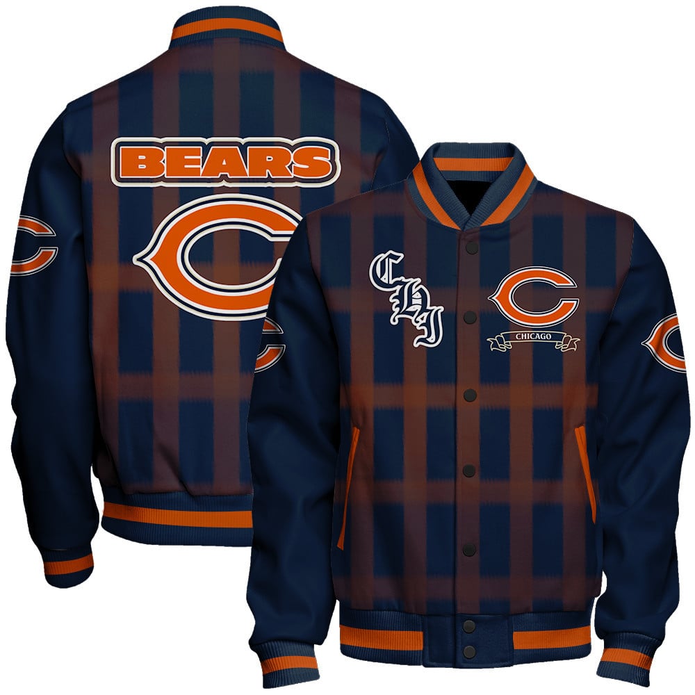 Chicago Bears - Unforgettable Memories Unisex Varsity Jacket - Famjoys Chicago Bears - Unforgettable Memories Unisex Varsity Jacket - Famjoys