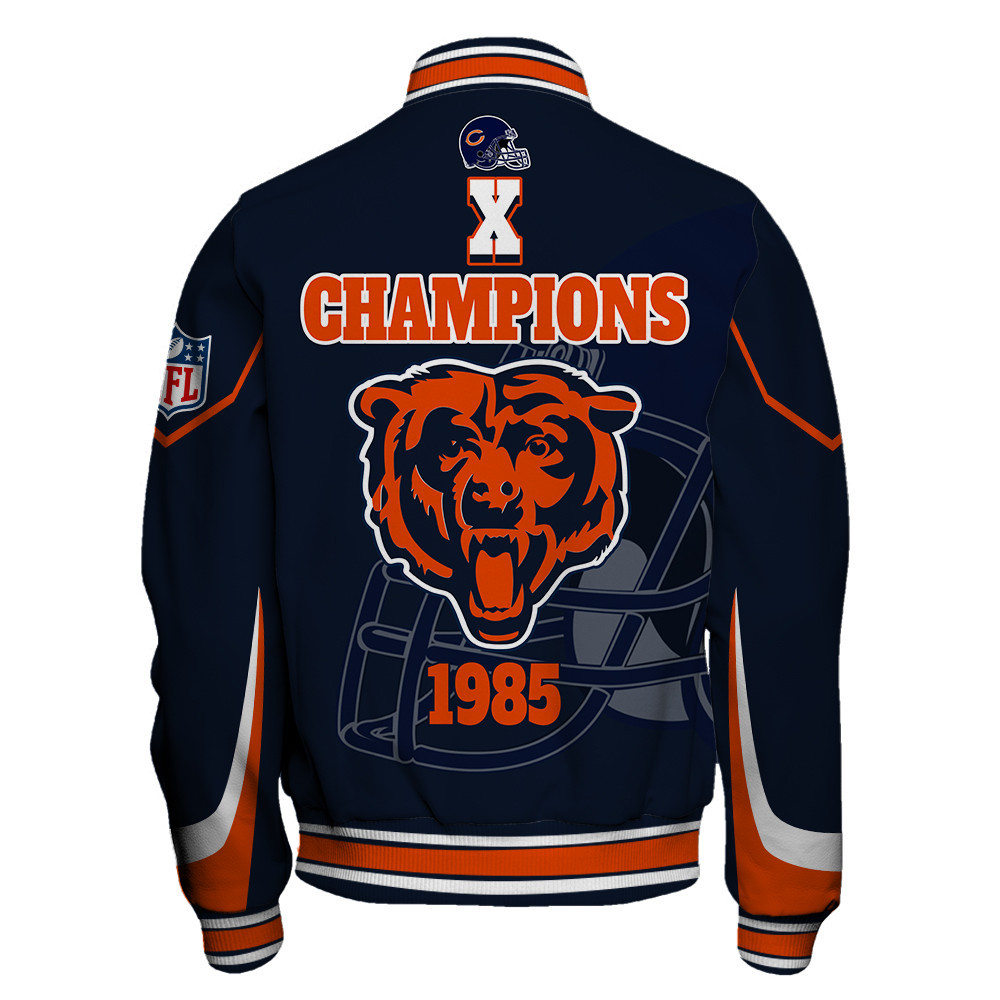 Chicago Bears X Super Bowl Champions Varsity Jacket - Famjoys Chicago Bears X Super Bowl Champions Varsity Jacket - Famjoys