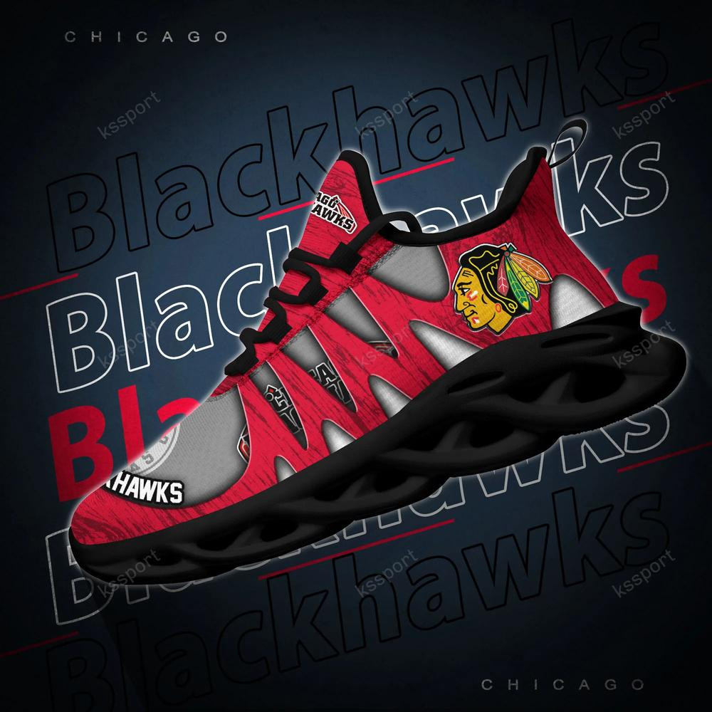 Chicago Blackhawks Max Soul Shoes, Running Sneakers   