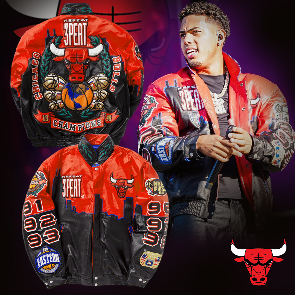 Chicago Bulls 2023 3D Full Printing Bomber - Famjoys Chicago Bulls 2023 3D Full Printing Bomber - Famjoys